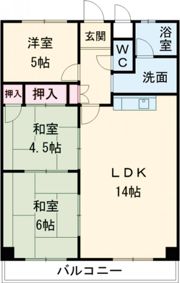 サングレイス西明石の間取り画像