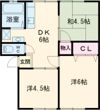 サンハイツ門暮Aの間取り画像