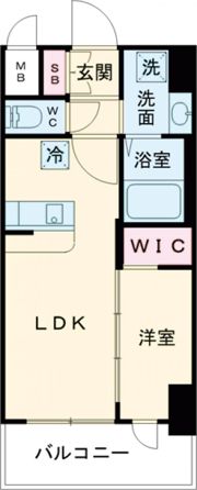 アドバンス神戸ラシュレの間取り画像
