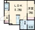 AS+ヘリオドールの間取り画像