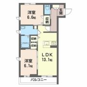 アンジュ Sの間取り画像