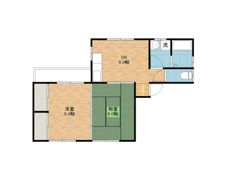 ハイツふじやまの間取り画像