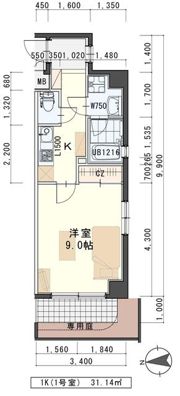 しゃとれ新寺の間取り画像