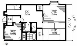 コンフォールクレールの間取り画像