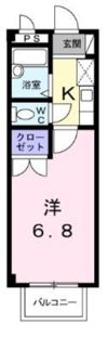 ニューシティアベニューBの間取り画像