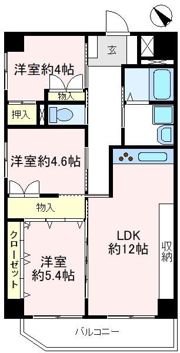 シャンボール新狭山の間取り画像