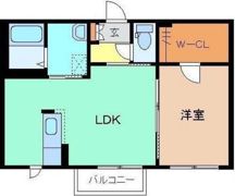 ロコ・カネッサ Dの間取り画像