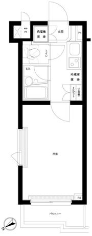 ルーブル南馬込弐番館の間取り画像