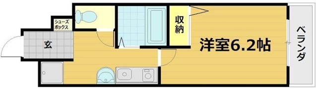 SHICATA SIX BLDGの間取り画像