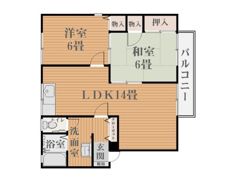 セジュール御船手の間取り画像