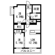 カーサフェリーチェの間取り画像