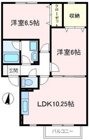 リーベンスB棟の間取り画像