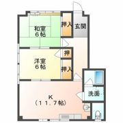 島田コーポA棟の間取り画像