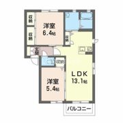 グランドゥールBの間取り画像