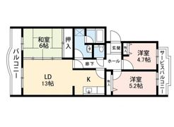 キャロットミノルの間取り画像