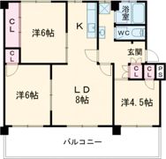 ヴィラナリー加東Ⅲ 2号棟の間取り画像