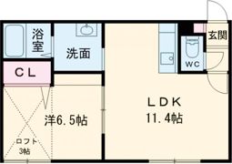 ヴェルヒュッテ旭川南2条の間取り画像