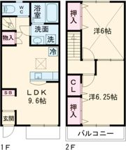 ヴェルサンロジュマンの間取り画像