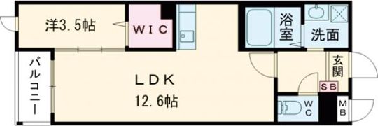 LIFEFIELD久留米の間取り画像