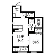 セレッソ袖野田の間取り画像