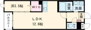LIFEFIELD久留米の間取り画像