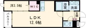 LIFEFIELD久留米の間取り画像