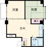 シーキング河辺の間取り画像