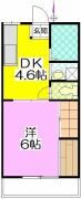 ヴィヴァース絹の台Aの間取り画像