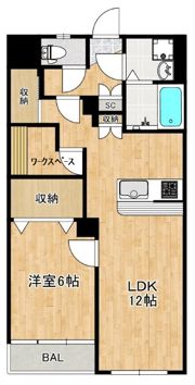 エンゼルハイム戸田の間取り画像