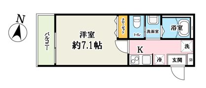 Pine Da Casa平沼の間取り画像