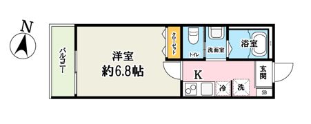 Pine Da Casa平沼の間取り画像