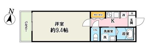 Pine Da Casa平沼の間取り画像