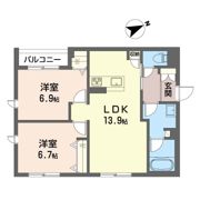 キャトル セゾンの間取り画像
