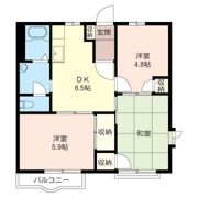 グレース ハイツ Bの間取り画像