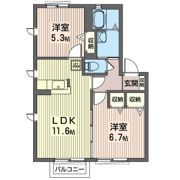 lumiere Aの間取り画像