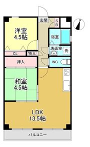 マテルレジデンスの間取り画像