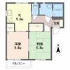 ディアス上杉 Bの間取り画像