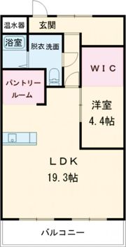 MKタウン江場Aの間取り画像