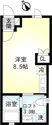 リブレ浜町の間取り画像