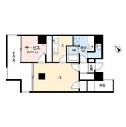 ザ・パーク一番堀の間取り画像