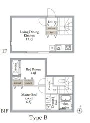LiveFlat東高円寺Ⅱの間取り画像