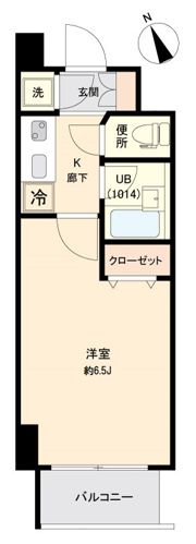 フォレシティ門前仲町の間取り画像