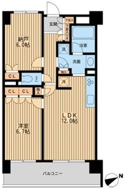 HF若林公園レジデンスの間取り画像