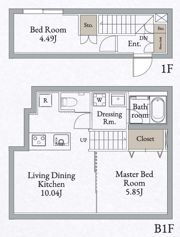 LiveFlat高田馬場の間取り画像