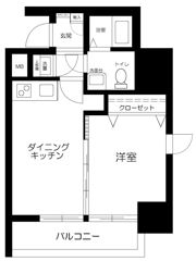 Rising place 浅草の間取り画像