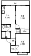 ハイカムール嵐山の間取り画像