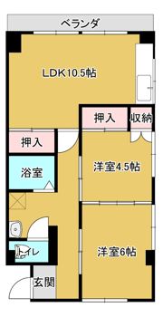 ユートピアマンションの間取り画像