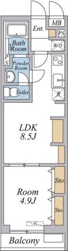 リブリ・北綾瀬の間取り画像