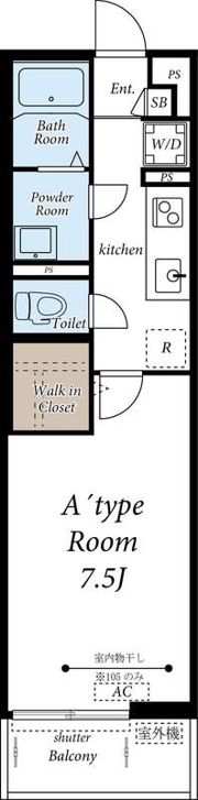 リブリ・ラダトーム八王子の間取り画像