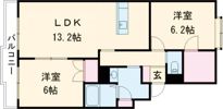 イーストフィールドの間取り画像